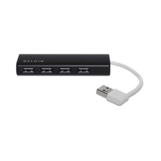 BELKIN HUB USB 2.0 A 4 PORTE ULTRA-SOTTILE DA VIAGGIO
